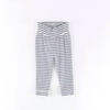 Wholesale black white horizontal stripes cotton lounge pants