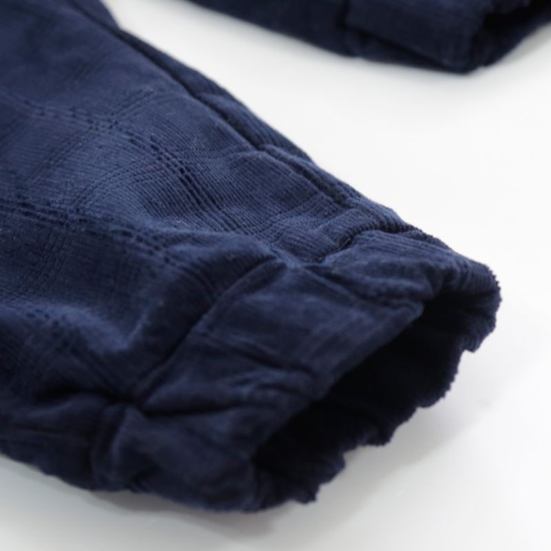 winter retro embroidery children thicken corduroy boys khaki trousers pants Casual Cotton Plain Navy Trousers