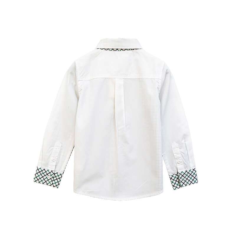 Manufacture boys shirts kids 100% cotton shirts for kids boys long sleeve casual shirt for boy