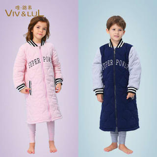 2020 new style comfortable winter thick kids pajamas set sleepwear nightgown