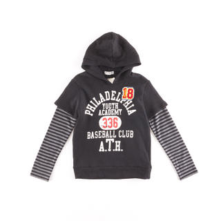 kids' knit hoodie