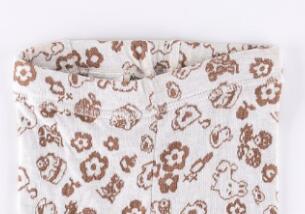 Custom Fashion Kids Clothing Girls Pants Printed Flower