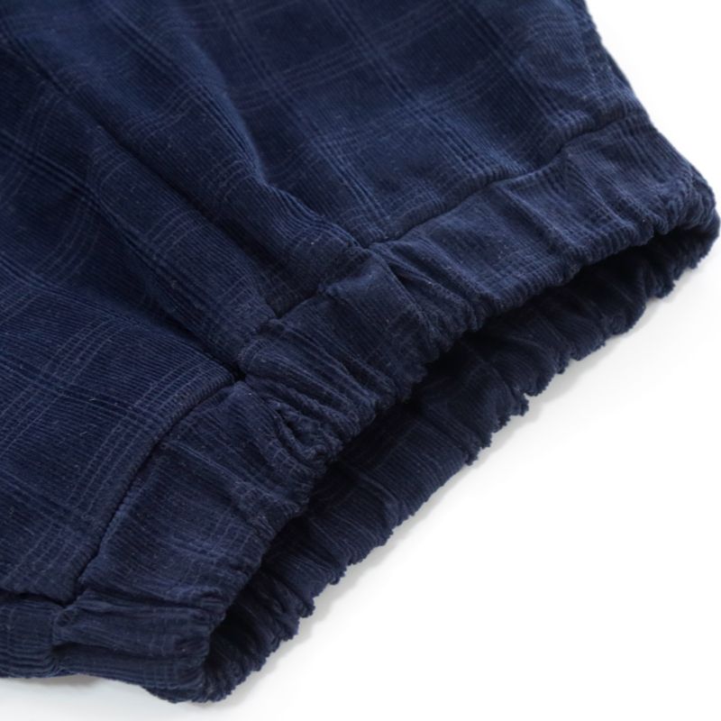 winter retro embroidery children thicken corduroy boys khaki trousers pants Casual Cotton Plain Navy Trousers
