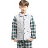 Winter cartoon thick three-layer cotton coat clothing pants pijamas children