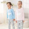 wholesale cotton kids home pajamas children sleepwear cartoon pajamas 