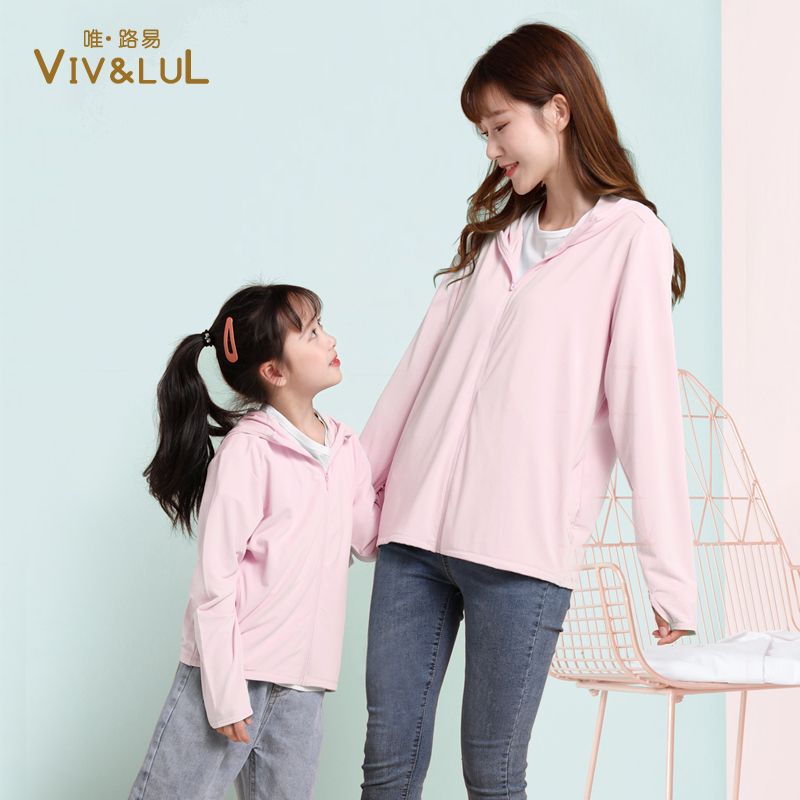 Hot sale quickly dry parents and children fit anti uv sun protection clothing prevent bask in clothes