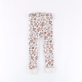 Custom Fashion Kids Clothing Girls Pants Printed Flower