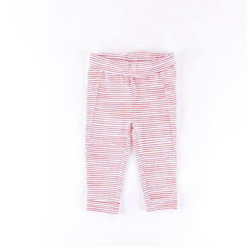 Wholesale red white stripes cotton girls lounge pants