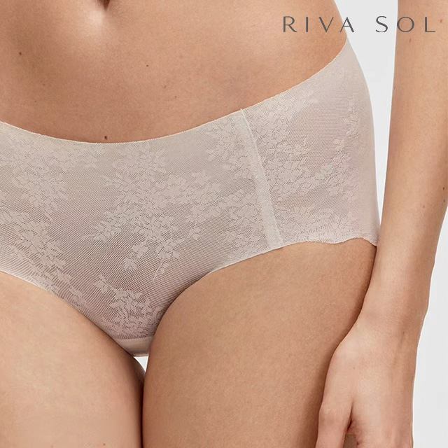 Nude Feel Floral Mesh Hipster Panties