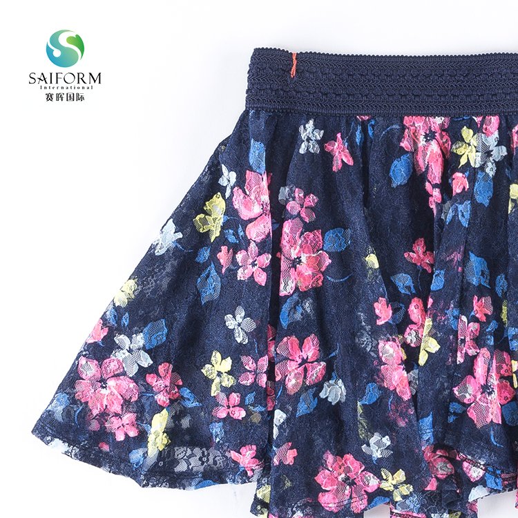 New arrival kids designer sexy short skirts