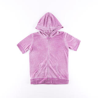 Short Sleeve T-shirt with hood 